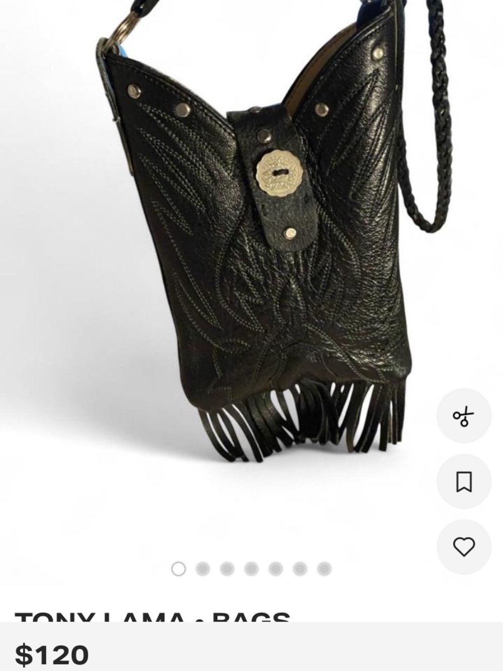 Western Bag with Decorative artisan made from a real boot see boot details
